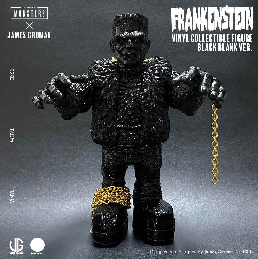 UNIVERSAL MONSTERS x JAMES GROMAN FRANKENSTEIN MONSTER VINYL UNIVERSAL MONSTERS x JAMES GROMAN FRANKENSTEIN MONSTER VINYL
