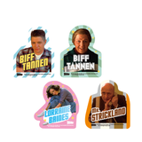 Back To The Future "Actors" Sticker Set of 4