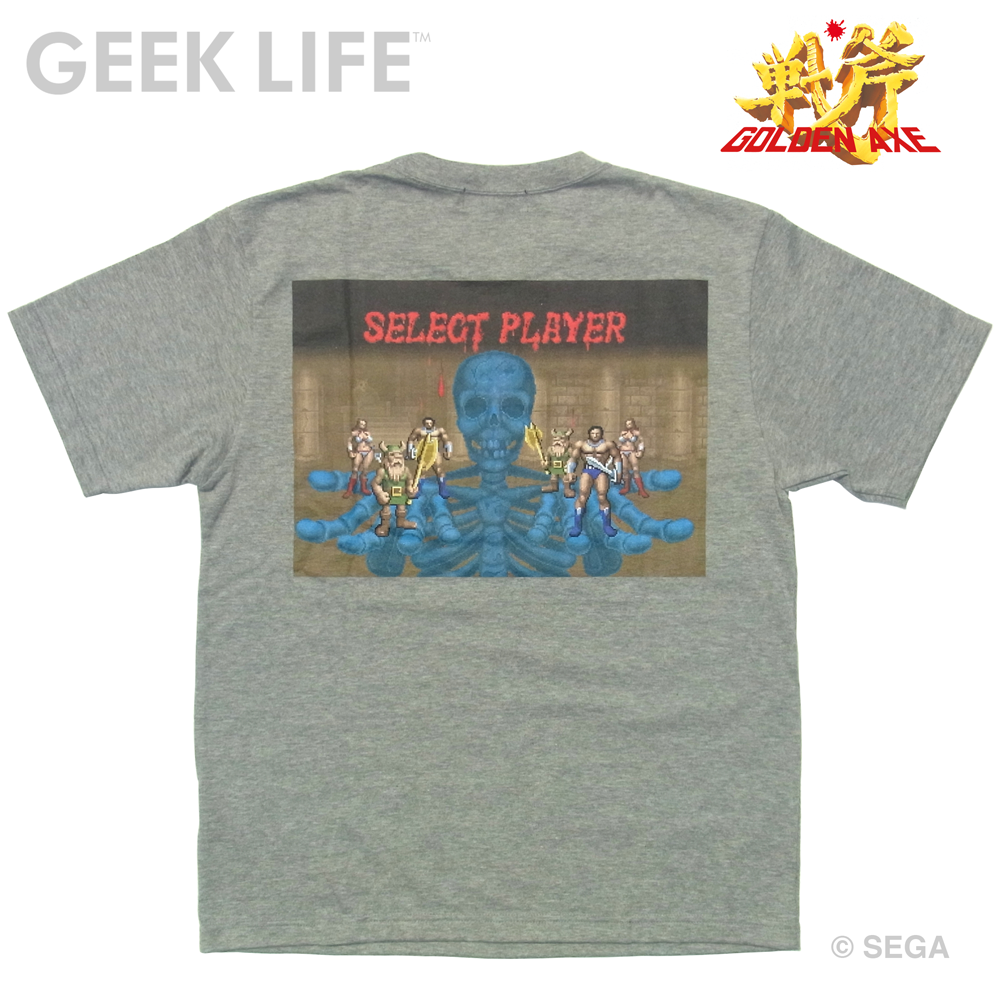 ゴールデンアックス ワンポイント ステッチ ポケットTシャツ(セガ消し