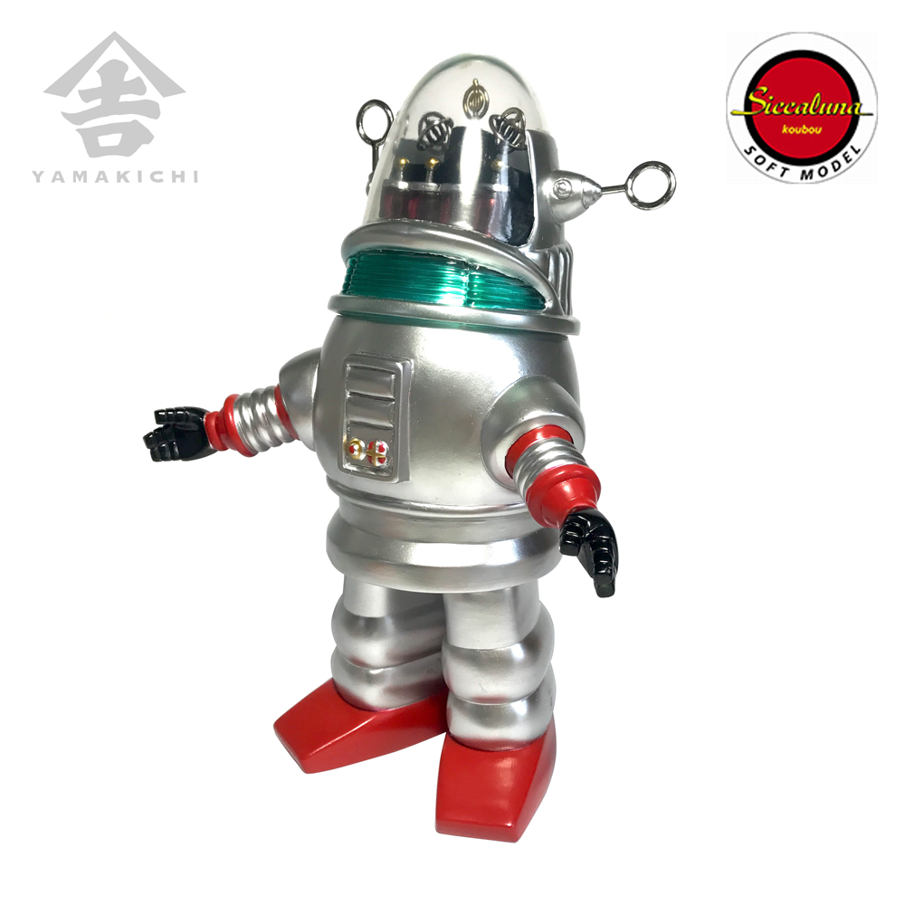 山吉屋限定】シカルナ・工房 メカナイズドロボット シルバー 山吉屋