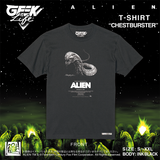 ALIEN CHESTBURSTER T-shirt Artwork by Rockin’Jelly Bean INK BLK