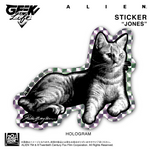 ALIEN Stickers Artwork by Rockin’Jelly Bean "Hologram Sticker" SET OF 4
