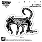 ALIEN Stickers Artwork by Rockin’Jelly Bean "White PET Sticker" SET OF 4