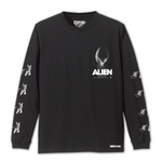 ALIEN JONES Long Sleeve T-shirt Artwork by Rockin’Jelly Bean BLK