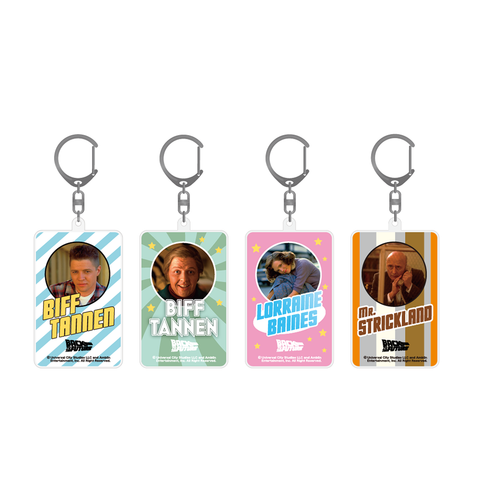 Back To The Future "Actors" Acryl Key Holder Set of 4