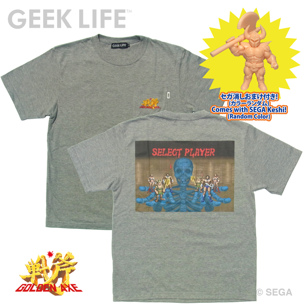 ゴールデンアックス ワンポイント ステッチ ポケットTシャツ(セガ消し